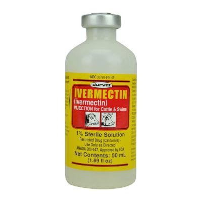 Ivermectin Injectable 1% - 50ml -3 bottle Maximum Order