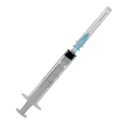 3cc Syringes with 25 gage X 5/8 Inch Needles Attached - Qty.25